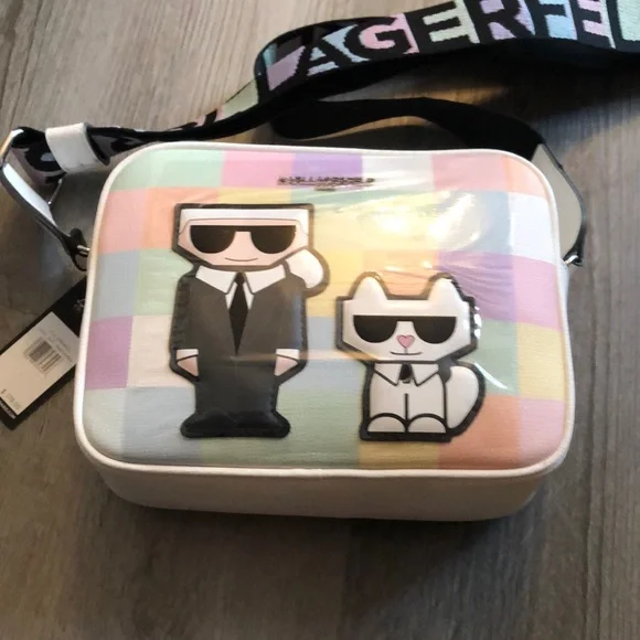 Karl Lagerfeld Bags Karl Lagerfeld Blush Combo Checkered